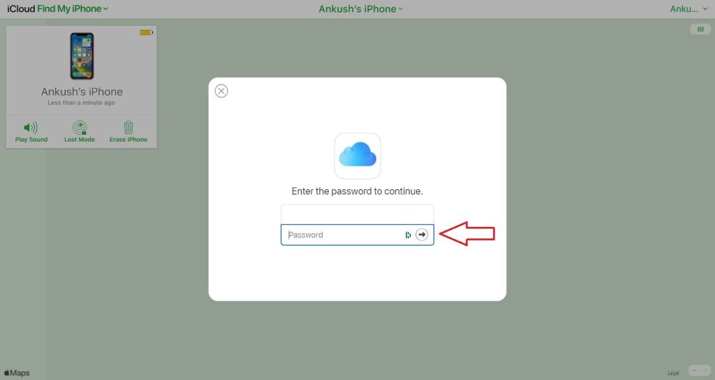 Sign in with your Apple ID.