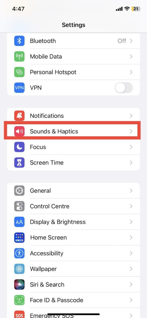 How to change the voicemail ringtone