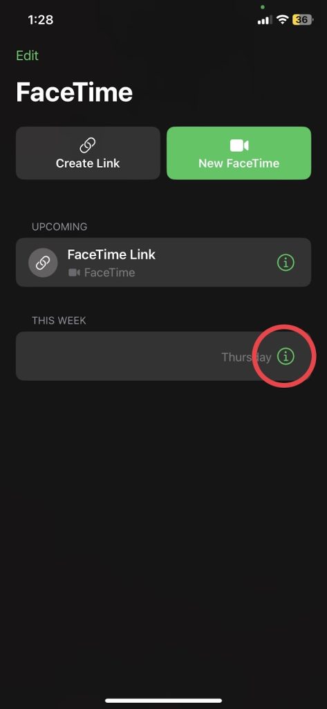 How to see how long a FaceTime was