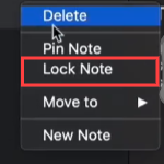 Lock Note