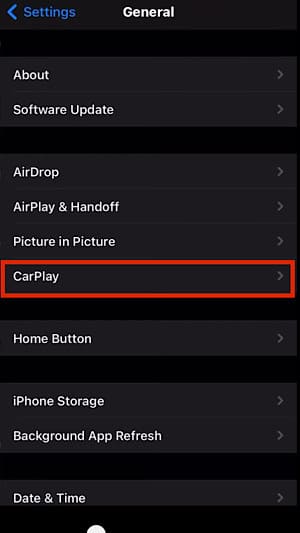Select CarPlay