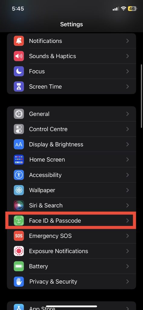 iPhone Face ID not working