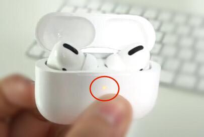  White light will turn to Red. And that’s when the AirPods resets.