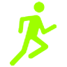 Green Running Man