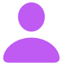 Purple contacts-like symbol