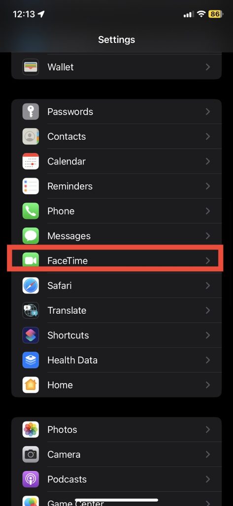 facetime photos not saving