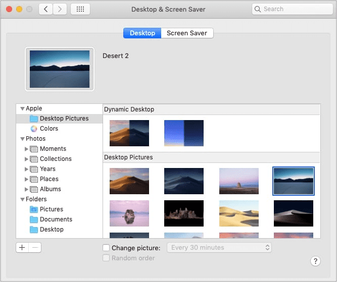 Mac Desktop and Screen Saver 