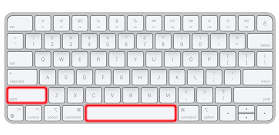 scroll-up One  page mac-shift-spacebar