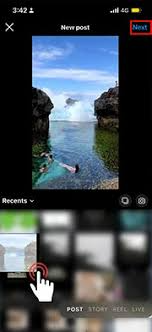 Import the iPhone video to Instagram1