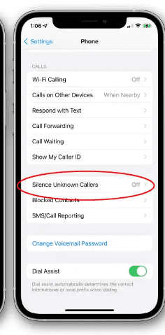 Silence unknown callers